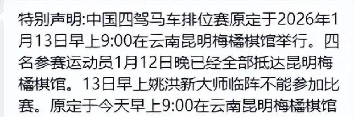 昆明四驾马车排位赛因姚洪新退赛宣布暂停,百万奖金与诚信成焦点,下一场何时再战?
