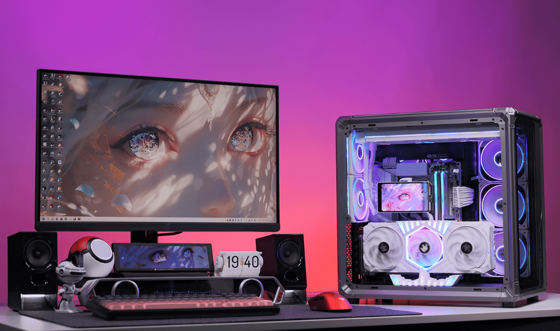 2025年12月游戏顶配装机:9800X3D+5080名人堂+乔思伯X400海景房