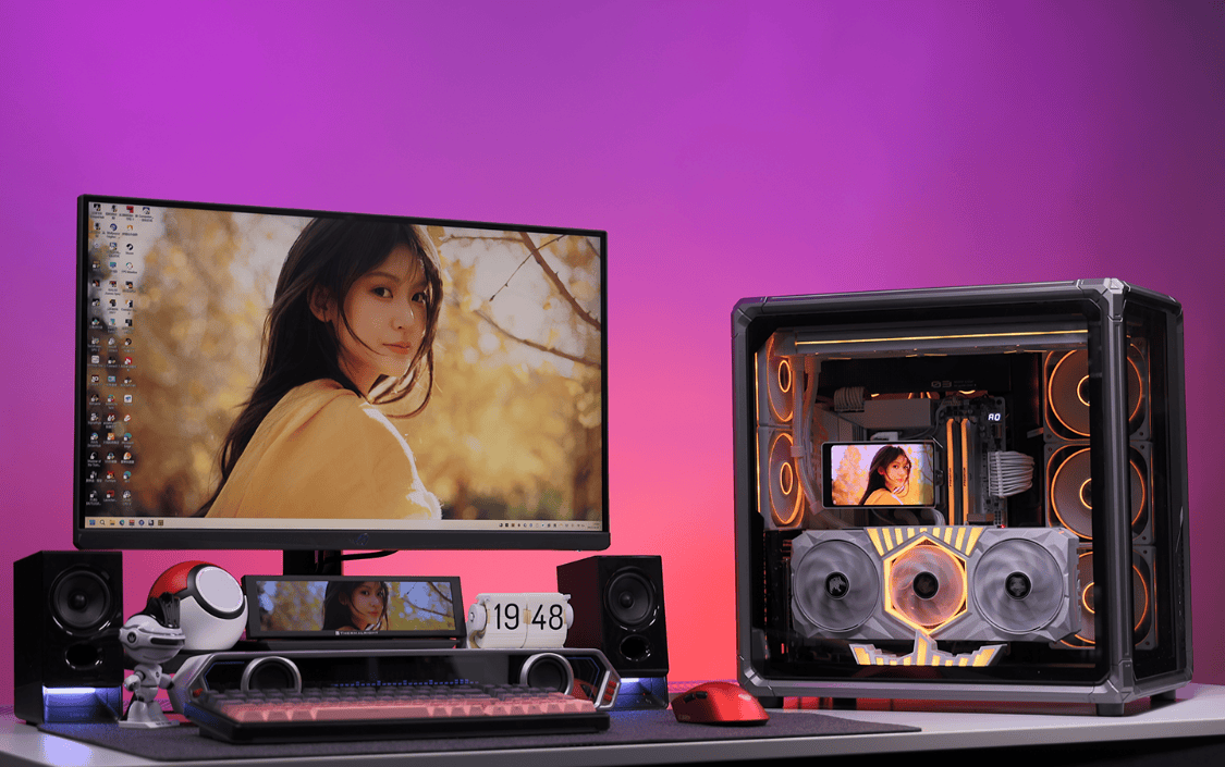 2025年12月游戏顶配装机:9800X3D+5080名人堂+乔思伯X400海景房